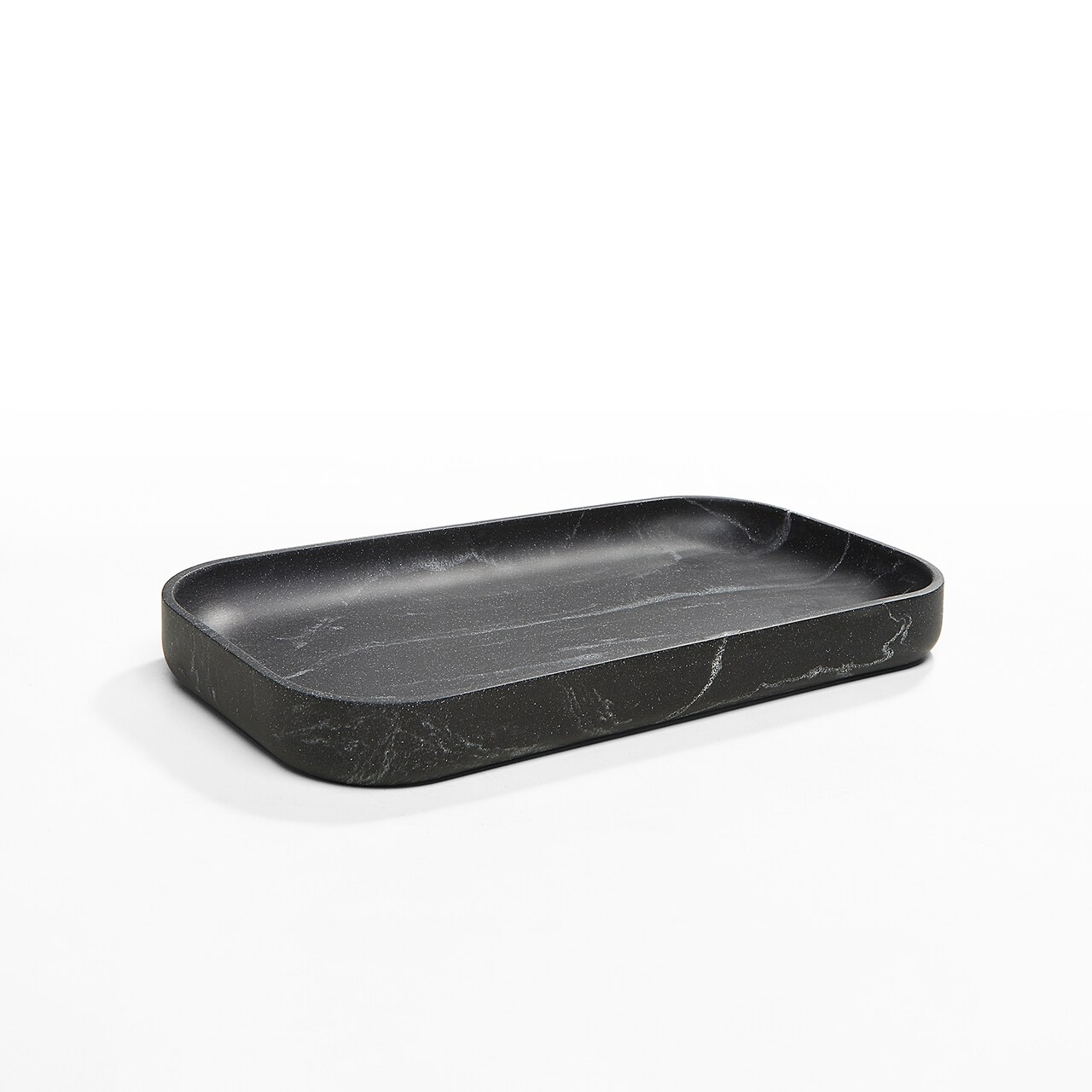 Jewelry Organizer Resin Tray, Bathroom Kitchen Dresser Vanity Tray Dish Ring Cosmetic Organizer for Candle Perfume Soap Shampoo Small Plant Home Decor